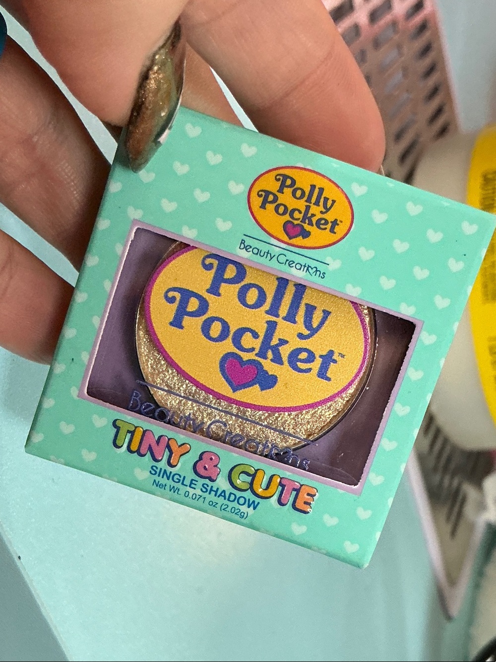 Polly Pocket Tiny & Cute Single Eyeshadow - Gold